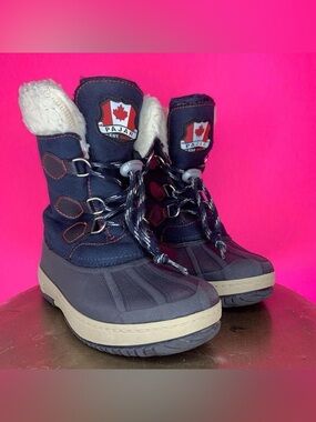 Pajar Marcel Blue Waterproof Insulated Rubber Winter Boots US 13T